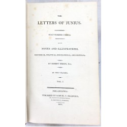 THE LETTERS OF JUNIUS (2 VOLS.)